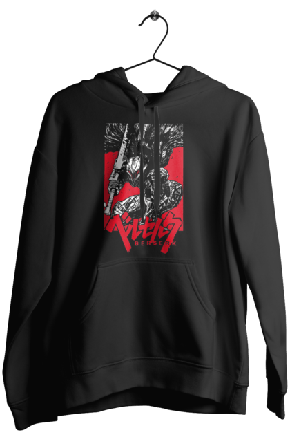 Women's hoodie with prints Berserk. Anime, berserk, griffith, guts, kentaro miura, manga. 2070702