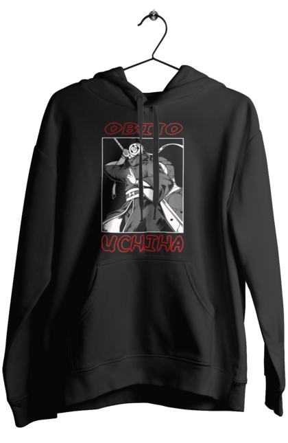 Women's hoodie with prints Naruto. Anime, character, manga, naruto, ninja, obito uchiha, tv series. 2070702