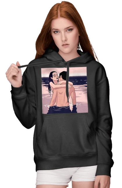 Парочка Обнімається В Річці