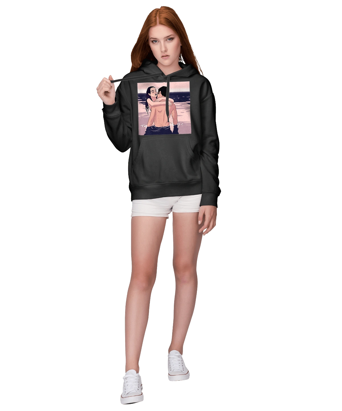 Парочка Обнімається В Річці