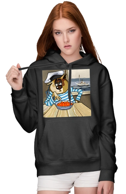 Cat Sailor, On The Ship Eats Red Caviar