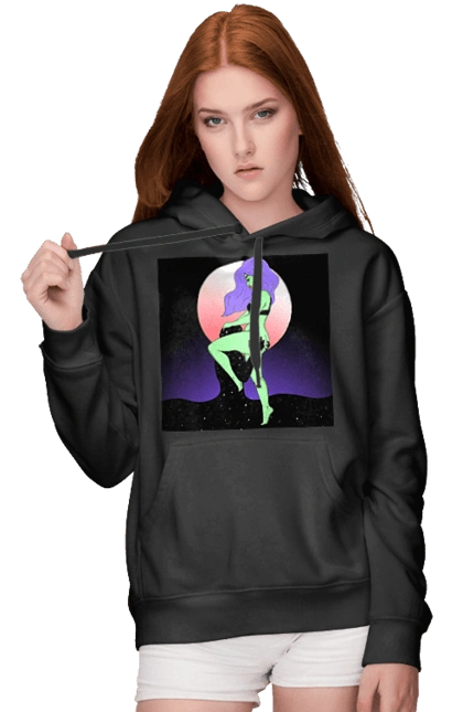 Зелена Дівчина І Місяць