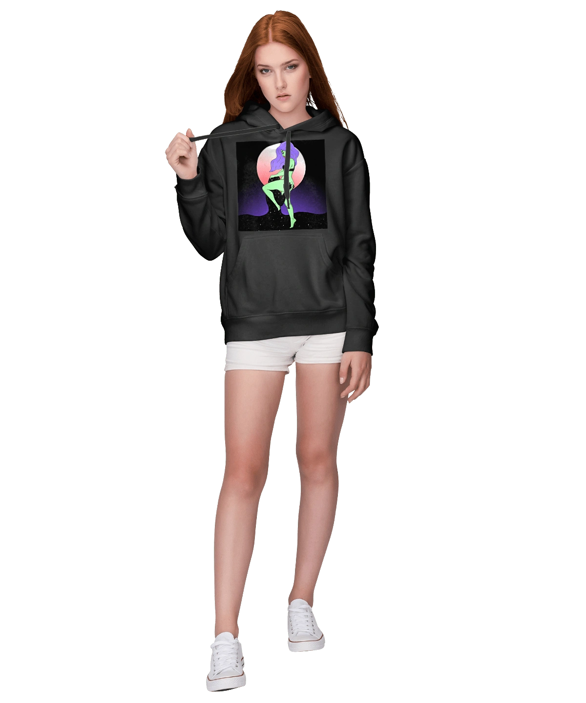 Зелена Дівчина І Місяць