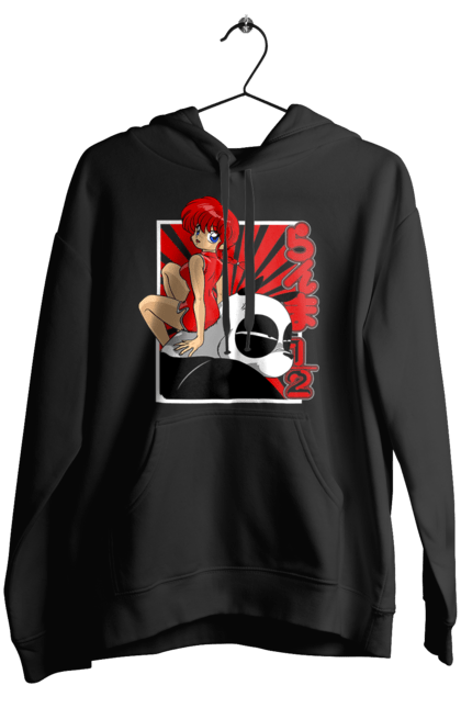 Women's hoodie with prints Ranma 1/2. Action movie, anime, comedy, manga, mystic, ranma, romance, shampoo. 2070702