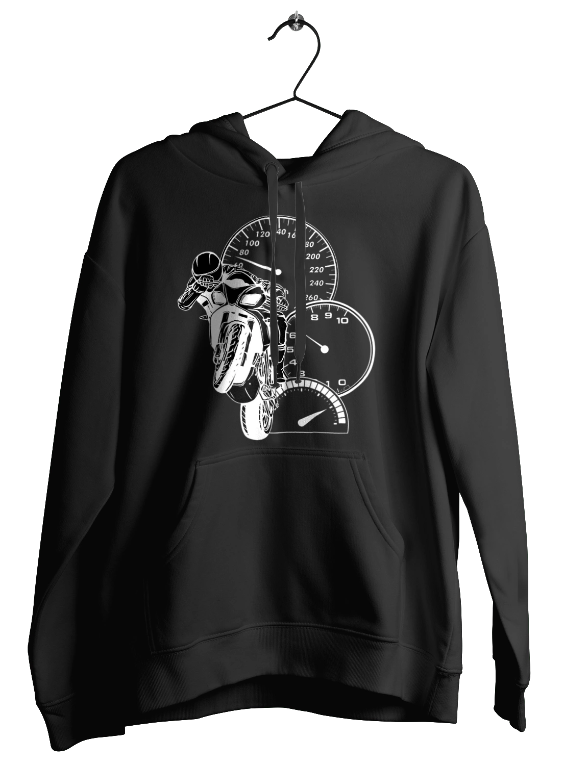 Motorcycle And Speed White