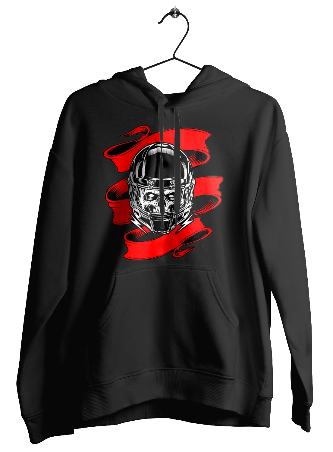 Skull in a motorcycle helmet