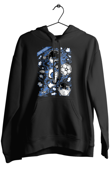 Women's hoodie with prints Blue Lock Isagi Yoichi. Anime, blue lock, blue prison, manga, sport, sports anime, yoichi isagi. 2070702