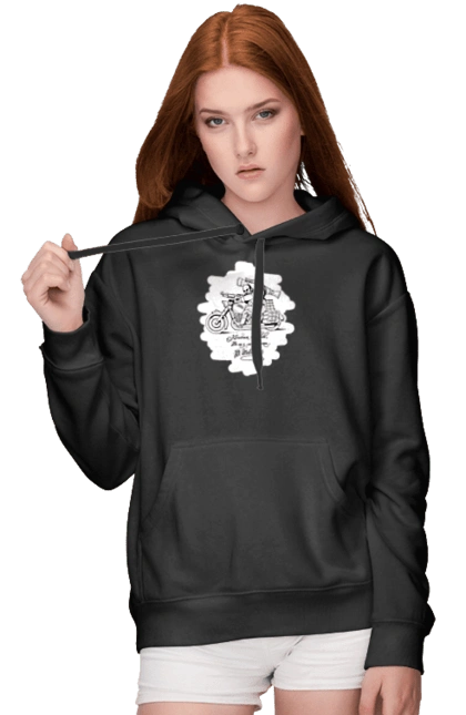 Shevchenko on a motorcycle