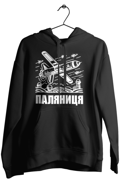 Жіноче худі з принтом "Паляниця". Бпла, дрон паляниця, зсу, паляниця, ракета паляниця. 2070702