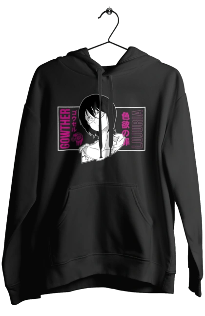 Women`s hoodie with prints Seven Deadly Sins Gowther. Adventures, anime, comedy, fantasy, gowther, manga, seven deadly sins. 2070702