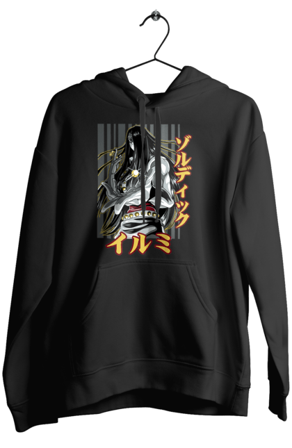 Women's hoodie with prints Hunter × Hunter Illumi Zoldyck. Anime, hunter, hunter × hunter, hunter hunter, illumi, illumi zoldyck, manga, zoldyck. 2070702