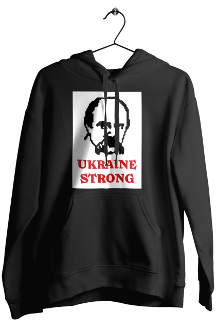 Жіноче худі з принтом "Тарас Шевченко". Бавовна, бавовнятко, війна, герб, доброго вечора, зсу, прапор україни, русский военный корабль, тарас шевченко, україна. 2070702