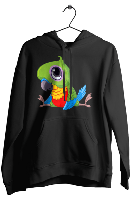 Жіноче худі з принтом "Папужка". Мило, папуга. 2070702