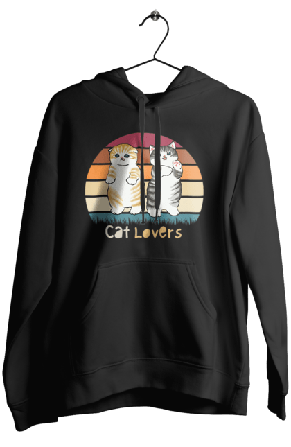 Women's hoodie with prints Cat Lovers. Animal, animal lover, cat, cat lover, cat lover gift, cat lovers, cats, cute, kitten. 2070702