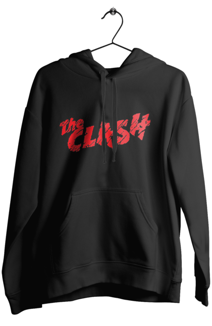 Women's hoodie with prints The Clash. Clash, dub, group, music, punk, punk rock, reggae, rock, rock`n`roll. 2070702