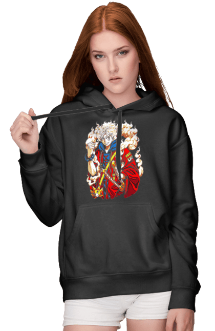 Women's hoodie with prints One Piece Luffy. Anime, luffy, manga, monkey de luffy, one piece, pirates. 2070702