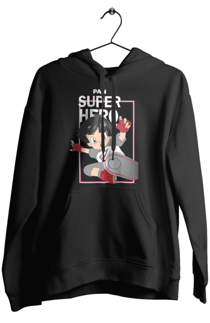 Women's hoodie with prints Dragon Ball Super Pan. Anime, dragon ball, dragon ball super, dragon ball: super, dragonball super hero, lady, pan. 2070702