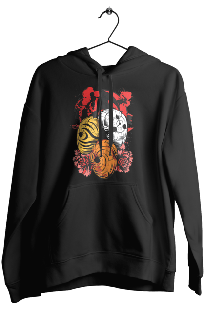 Women's hoodie with prints Naruto Obito Uchiha. Anime, character, manga, naruto, ninja, obito, obito uchiha, tv series, uchiha. 2070702