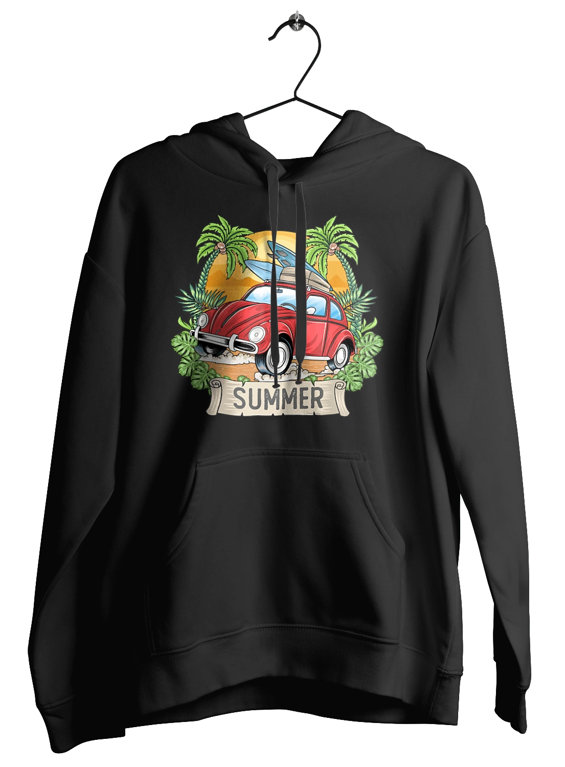 Summer, Car And Palm Trees