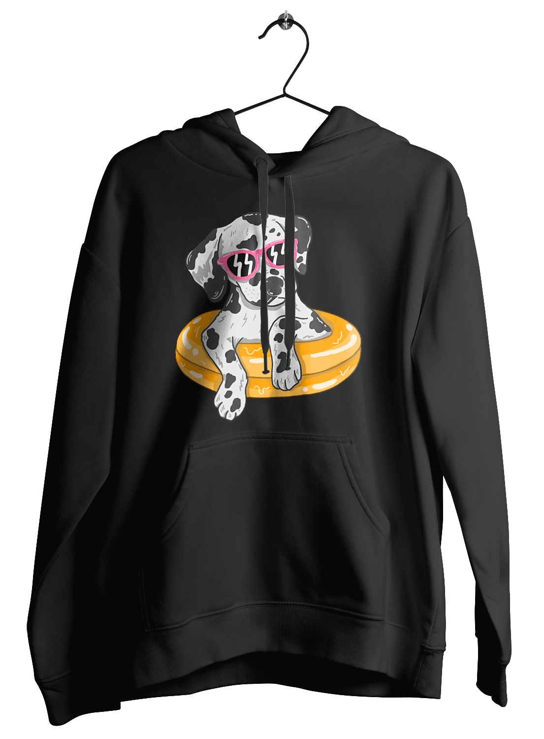 Dalmatian Swims In A Circle