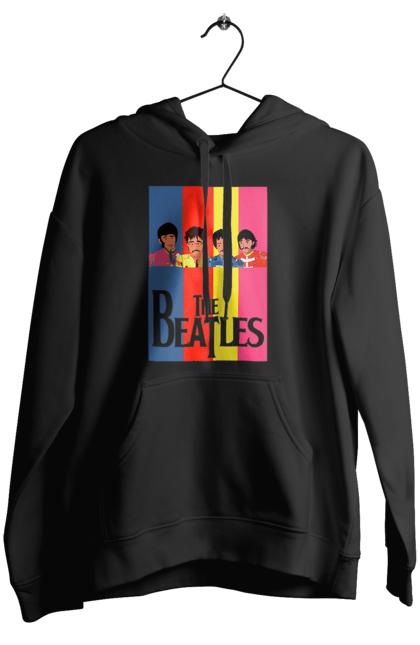 Women's hoodie with prints The Beatles. Beatles, george harrison, john lennon, liverpool four, music, paul mccartney, ringo starr. 2070702