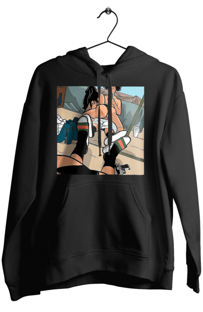 Жіноче худі з принтом "Голе Селфі У Дзеркалі". Жопа, зверху, селфі. 2070702