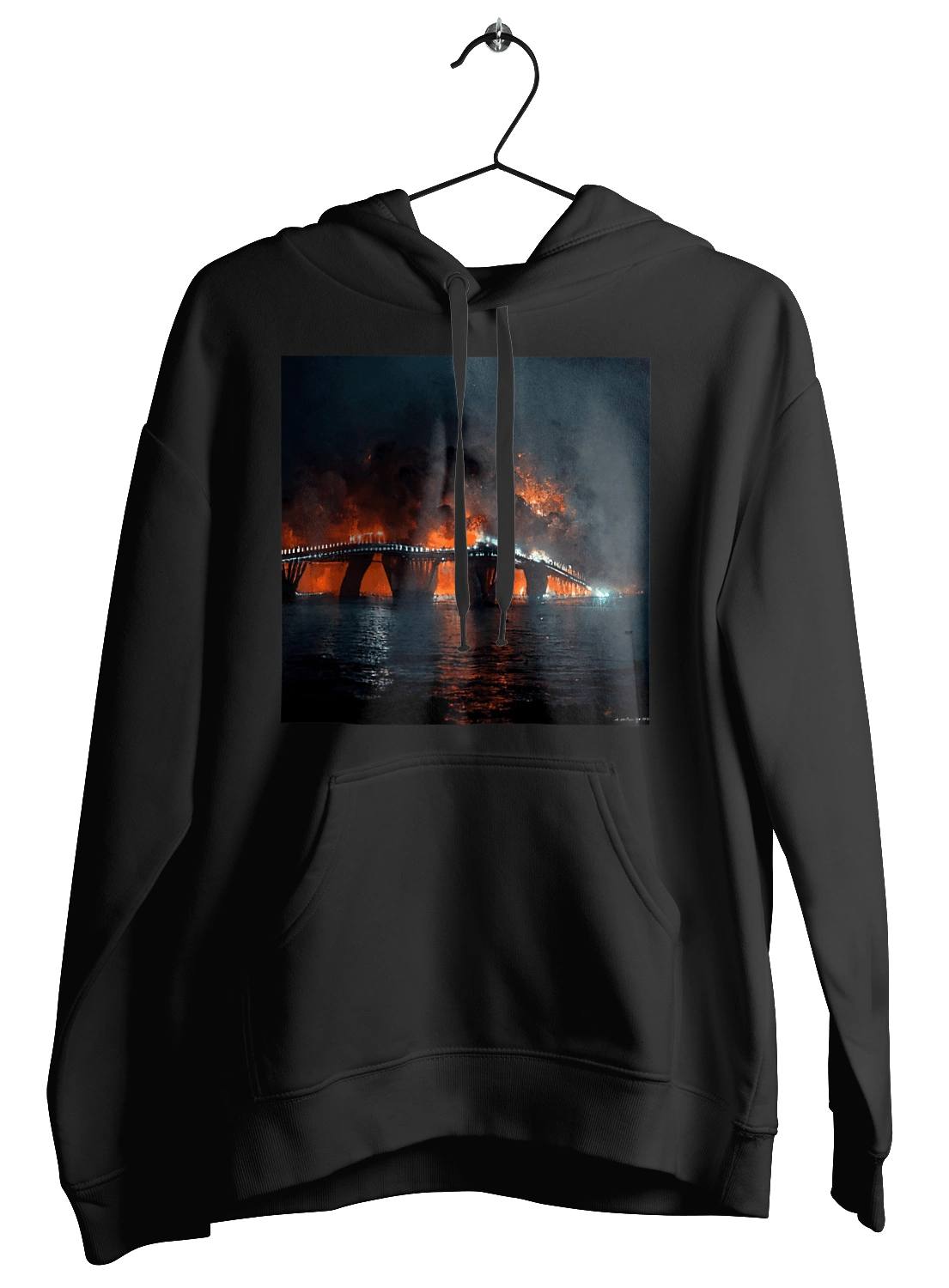 The Crimean bridge is on fire