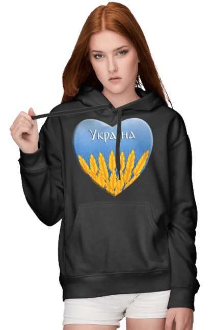 Серце з колосками Україна