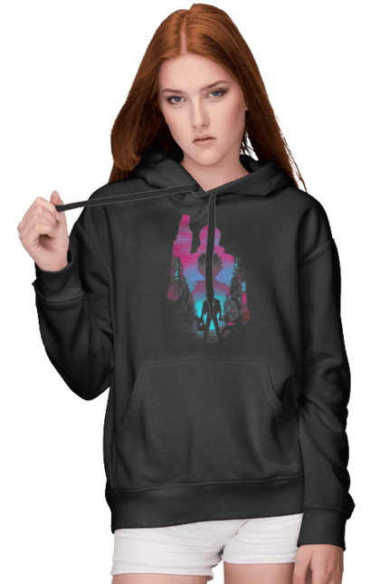 Women's hoodie with prints Akira. Akira, anime, cyberpunk, manga, shotaro kaneda, tetsuo shima. 2070702