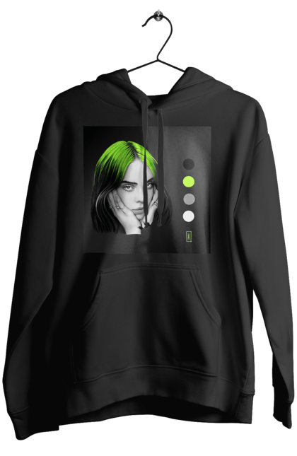 Жіноче худі з принтом "Біллі Ейліш". Біллі, біллі ейліш, ейліш. 2070702