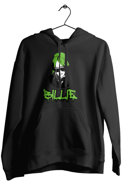 Жіноче худі з принтом "Billie Eilish". Активістка, біллі айліш, мизукант, права, співачка, тварини. 2070702