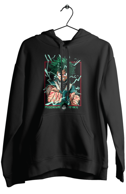 Жіноче худі з принтом "Моя академія героїв Мідорія". Izuku, midoriya, my hero academia, аніме, ізуку мідорія, манга, мідорія, моя геройська академія. 2070702