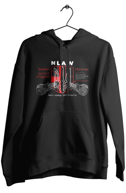 Жіноче худі з принтом "NLAW". Caesar, himars, nlaw, patriot, weapon, zaluzhny. 2070702