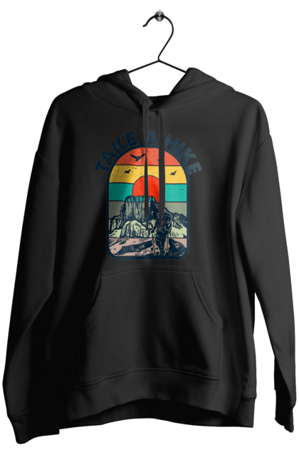 Women`s hoodie with prints Take A Walk Climber, Mountains. Climber, hike, take a walk. 2070702