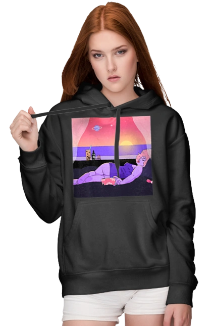 Фіолетова Дівчина На Відпочинку