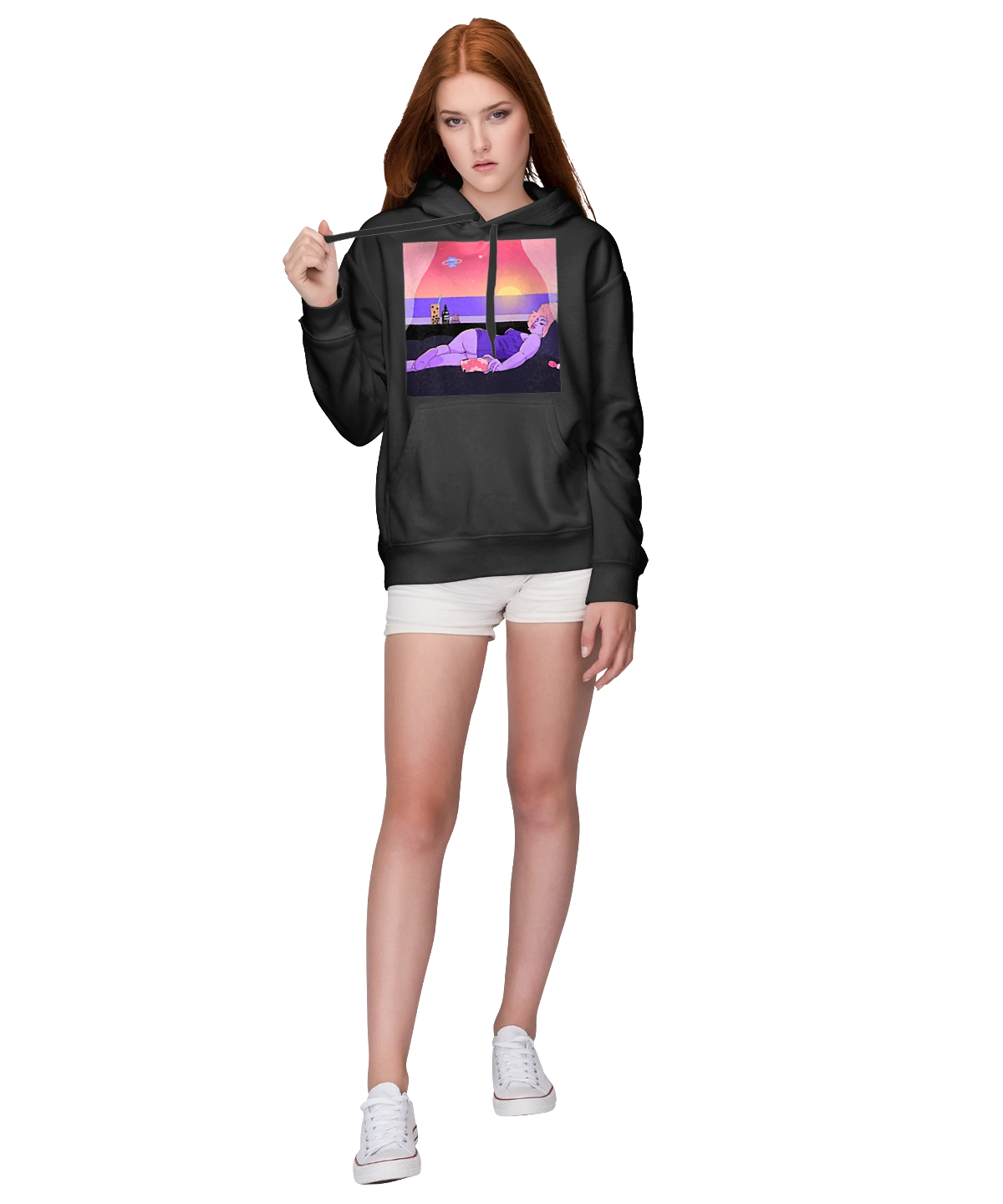 Фіолетова Дівчина На Відпочинку