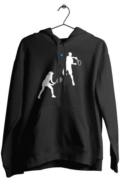 Жіноче худі з принтом "Теніс". Великий теніс, гравці, грунт, м`яч, призовий фонд, ракетка, спонсор, турнір на ґрунті, турнірна сітка, хард. 2070702