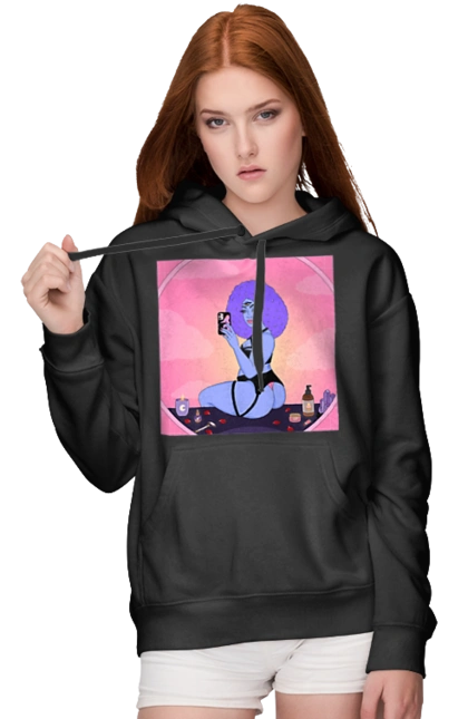 Фіолетова Дівчина Фото У Дзеркалі