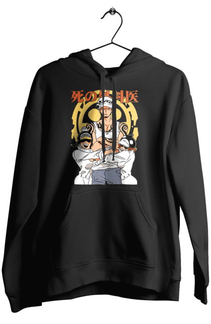 Women's hoodie with prints One Piece Trafalgar Law. Anime, manga, one piece, straw hat pirates, trafalgar law. 2070702