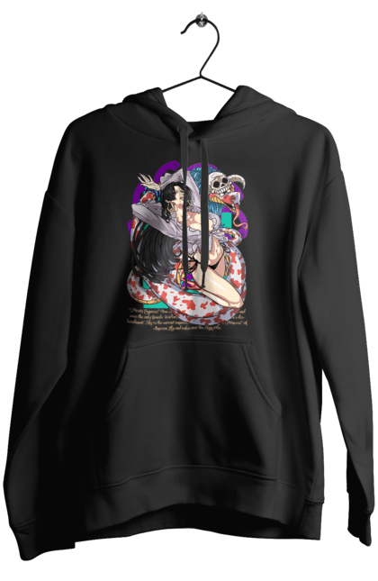 Women's hoodie with prints One Piece Boa Hancock. Anime, boa hancock, manga, one piece, pirate empress, straw hat pirates. 2070702