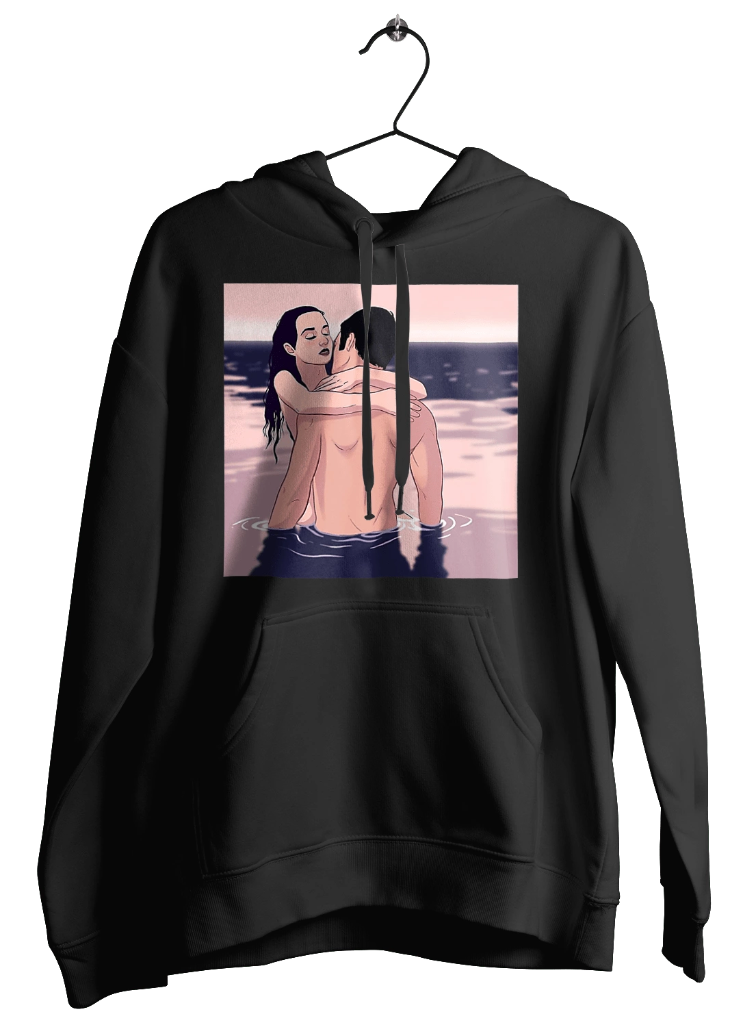 Парочка Обнімається В Річці