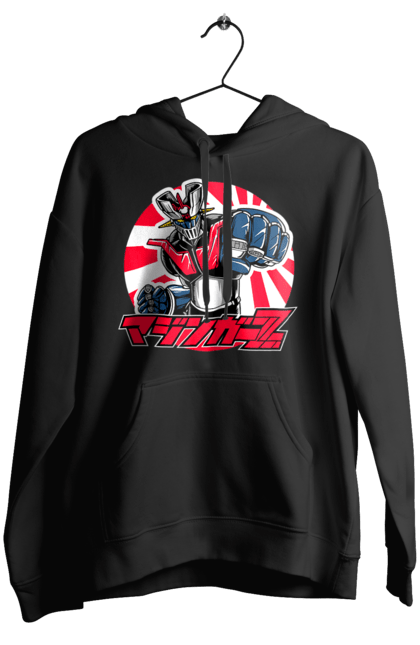 Women's hoodie with prints Mazinger Z Grendizer. Anime, goldorak, goldrake, grendizer, manga, mazinger z, mecha, robots. 2070702