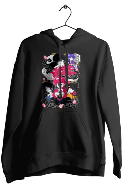 Women`s hoodie with prints Ranma 1/2. Action movie, anime, comedy, manga, mystic, ranma, romance, shampoo. 2070702