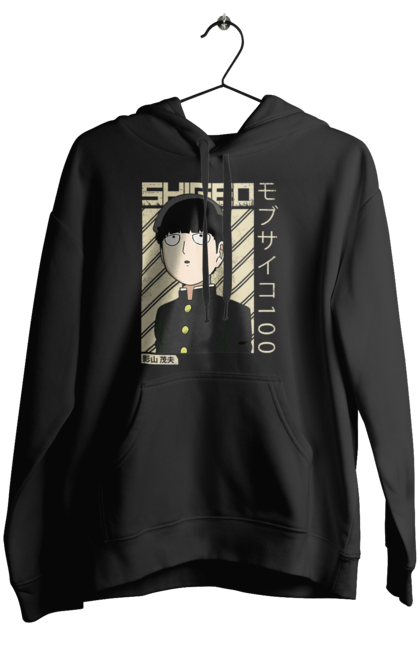 Women's hoodie with prints Mob Psycho 100. Anime, manga, mob, mob psycho 100, shigeo kageyama. 2070702