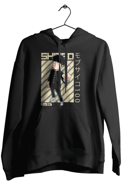 Women's hoodie with prints Mob Psycho 100. Anime, manga, mob, mob psycho 100, shigeo kageyama. 2070702