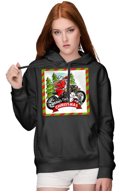 Санта на мотоциклі