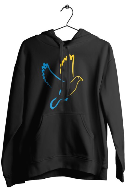 Жіноче худі з принтом "Голуб миру". Голуб миру, мир, перемога україни, україна. 2070702