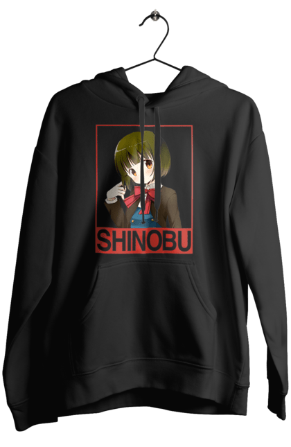 Women's hoodie with prints Kiniro Mosaic Shinobu Omiya. Anime, gold mosaic, kiniro mosaic, kinmoza, manga, shinobu, shinobu omiya. 2070702