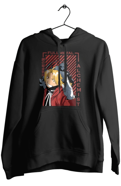 Women`s hoodie with prints Fullmetal Alchemist. Adventures, alphonse elric, anime, edward elric, fullmetal alchemist, light novel, manga, steampunk. 2070702