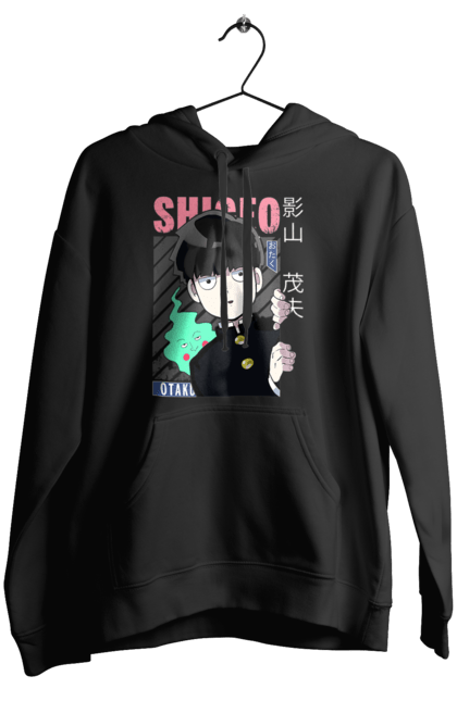 Women's hoodie with prints Mob Psycho 100. Anime, manga, mob, mob psycho 100, shigeo kageyama. 2070702